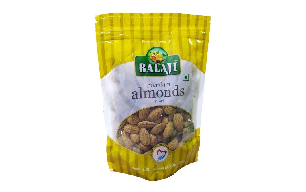 Balaji Premium Almonds Kernel    Pack  200 grams